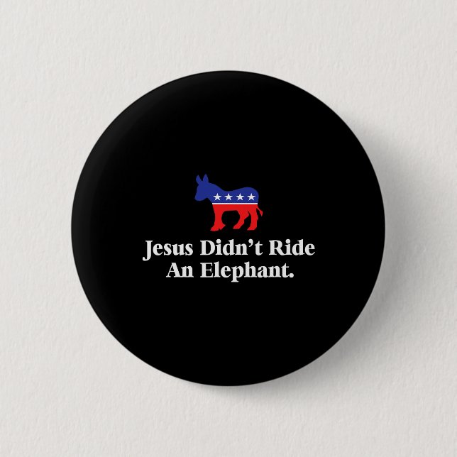 Ride inte en elefant - Lönt antirepublikan Knapp (Framsida)