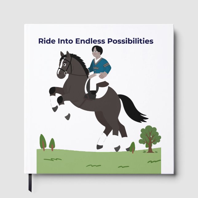 Ride Into Endless Possibilities | Inspirational Ho Gästböcker (Framsida)