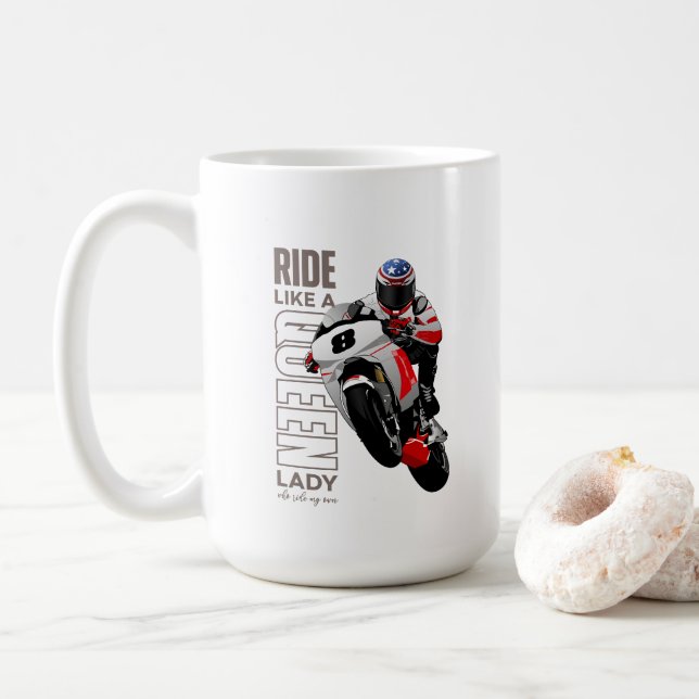 Ride Like a Queen | 15# Klassisk Mugg (Med munk)