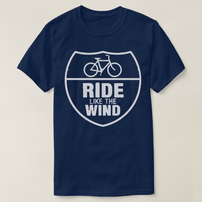 Ride Like the Wind  T Shirt (Design framsida)