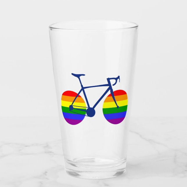 Ride med Pride Bike Glaskopp (Framsida)
