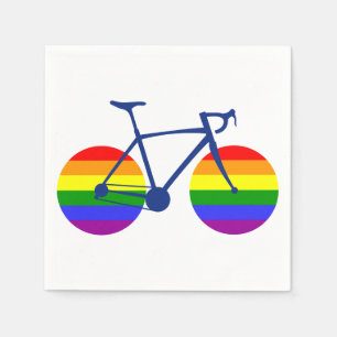 Ride med Pride Bike Pappersservett