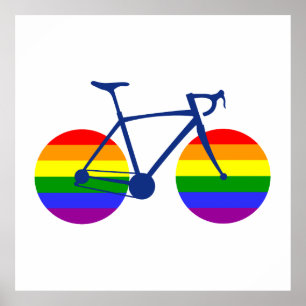 Ride med Pride Bike Poster