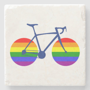 Ride med Pride Bike Stenunderlägg