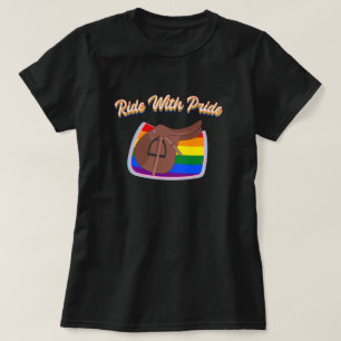 Ride med Pride - LGBTQ+ Engelsk sadelhätta och han T Shirt