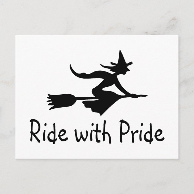 Ride med Pride Vykort (Framsida)