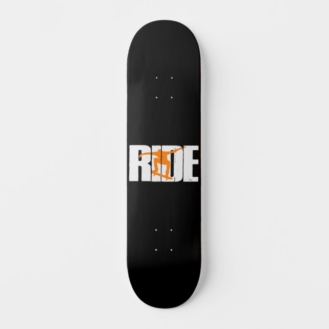 Ride Mini Skateboard Bräda 18,5 Cm (Framsida)