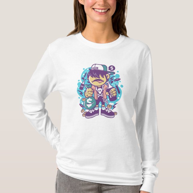 Ride Monkey T Shirt (Framsida)
