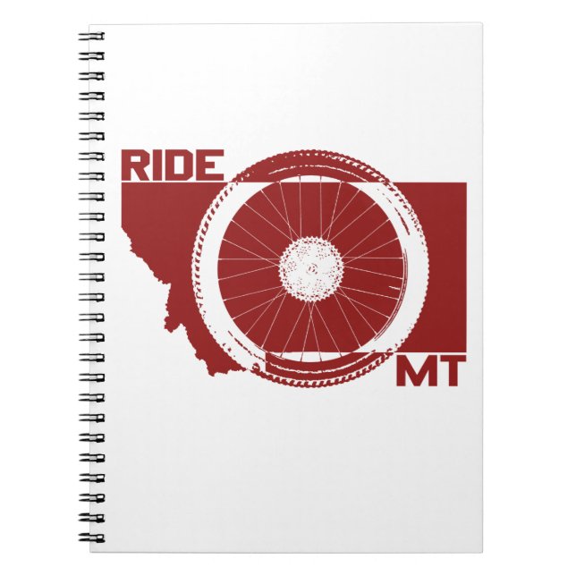 Ride Montana Anteckningsbok Med Spiral (Framsidan)