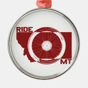 Ride Montana Julgransprydnad Metall