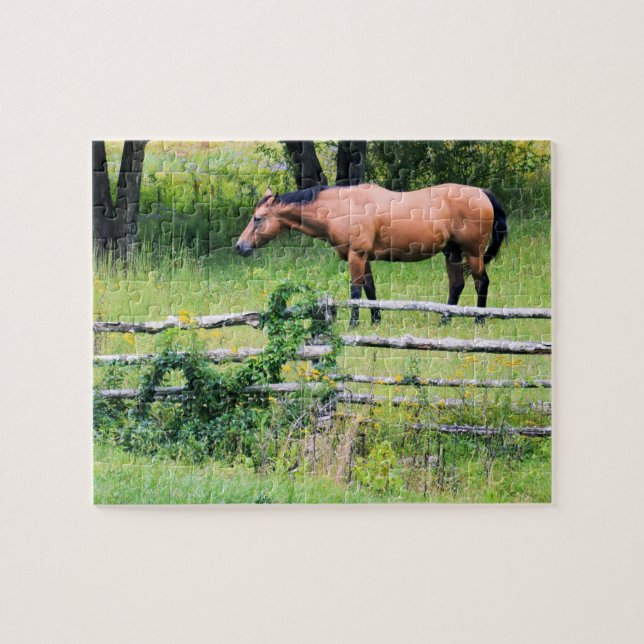Ride More - Worry Less - Horse Ranch - 8x10 Pussel (Horisontell)