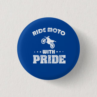 Ride moto with pride knapp