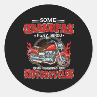 Ride Motorcyklar Älskare Runt Klistermärke