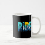 Ride Mountain Snowboarding Slopes Sunset Graphic Kaffemugg<br><div class="desc">Ride Mountain Snowboarding Slopes Sunset Graphic</div>