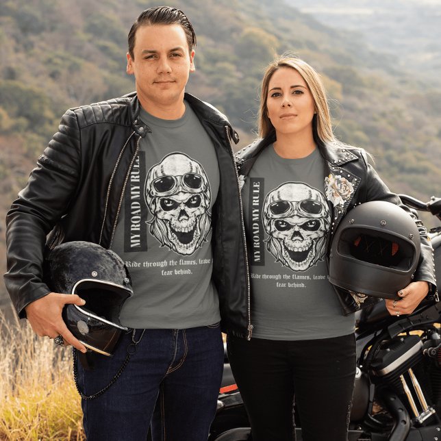 Ride My Rule: Haunted Roads, Wicked Threading T Shirt (Skapare uppladdad)