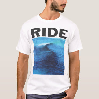 Ride Nowhere Album Våg Konstverk Shoegaze Band T Shirt