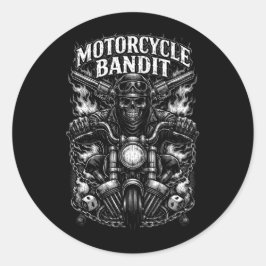 Ride of the Iron Bandit Runt Klistermärke