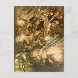 Ride of the Valkyries Postcard Vykort