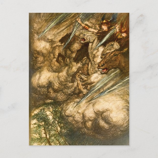 Ride of the Valkyries Postcard Vykort (Framsida)