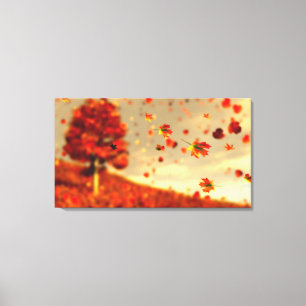 Ride Oktober Breeze-Kanvastrycket Canvastryck