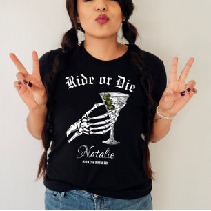Ride Or Die Til Döden Skiljer Oss Åt Sjungbrudskvä T Shirt