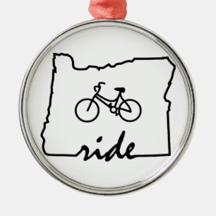 Ride Oregon (cykling) Julgransprydnad Metall