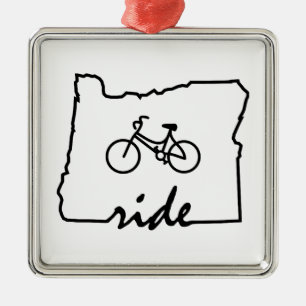 Ride Oregon (cykling) Julgransprydnad Metall