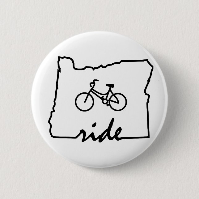 Ride Oregon (cykling) Knapp (Framsida)