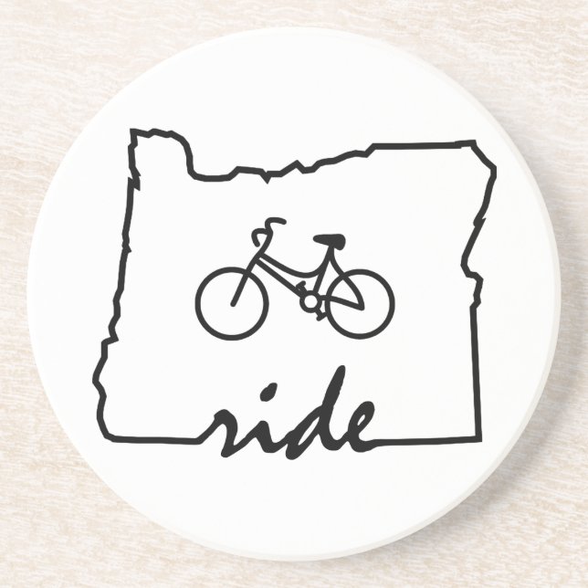 Ride Oregon (cykling) Underlägg Sandsten (Framsidan)