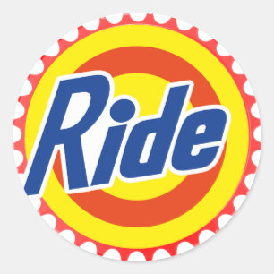 Ride (parody) runt klistermärke