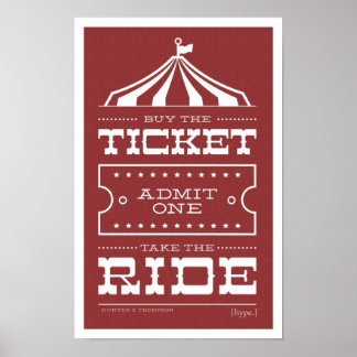 Ride Print Poster