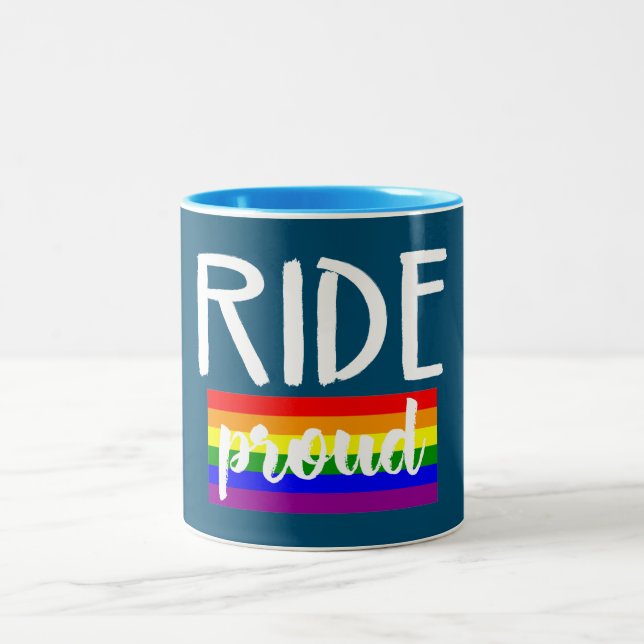 Ride Proud Cycling Två-Tonad Mugg (Center)