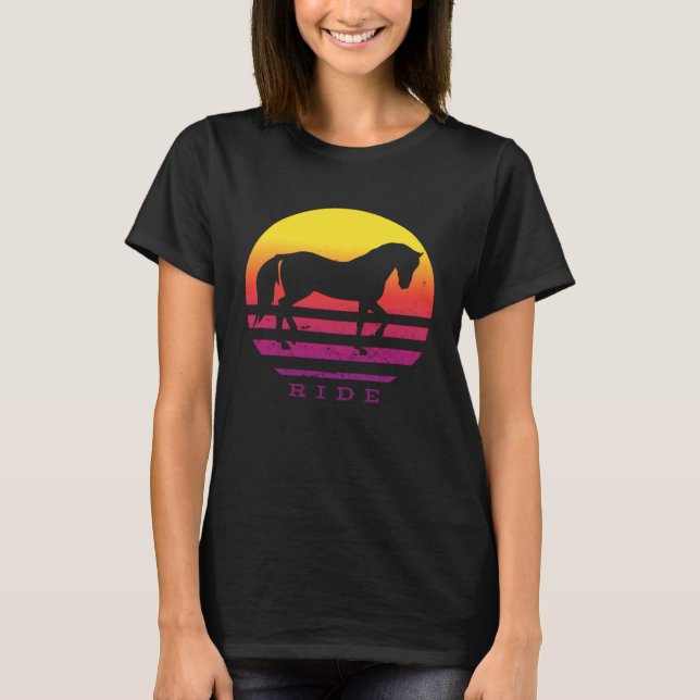 RIDE Ridning T Shirt (Framsida)