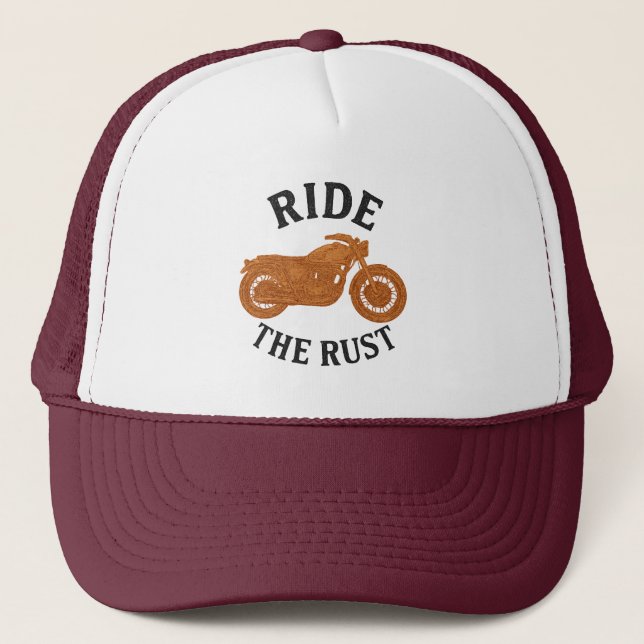 Ride Rust | Truckerkeps för motorcykelns Biker (Framsida)