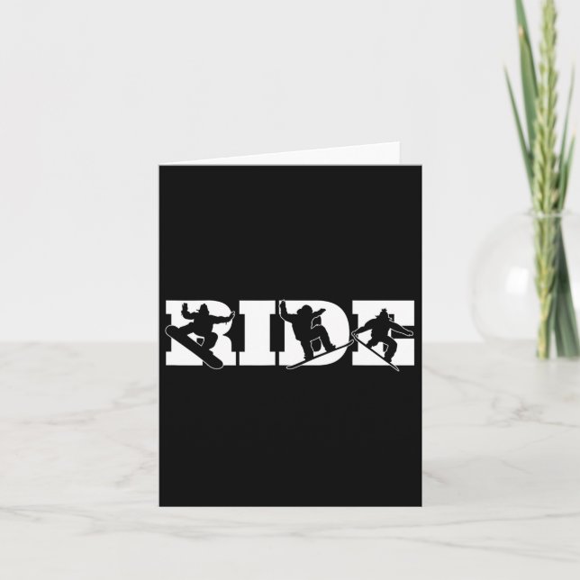 Ride Snowboarder Kort (Framsida)