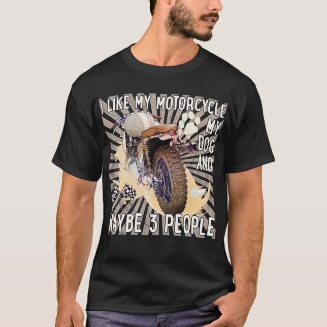 Ride som en krigare: Bikernas Hamlet T Shirt (Framsida)