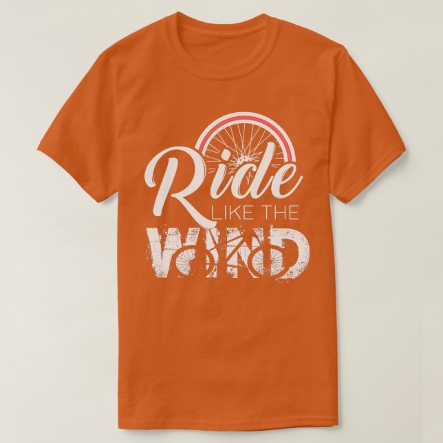 Ride som vinden som vindens gåva t shirt (Design framsida)