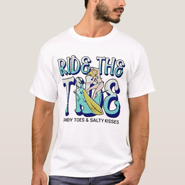 Ride Surfan T Shirt (Framsida)