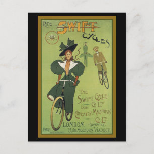 Ride Swift Cyklar Vykort