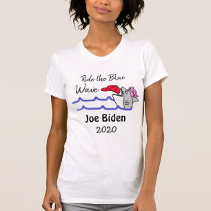 Ride the Blue Wave Democrat Vote Joe Biden 2020 T Shirt