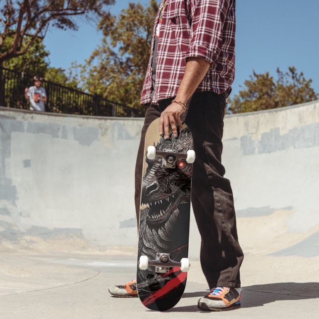 Ride the Flames of Cretivity with Dragon Art Mini Skateboard Bräda 18,5 Cm (Utomhus 2)