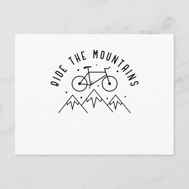 Ride the Mountains Vykort (Framsida)