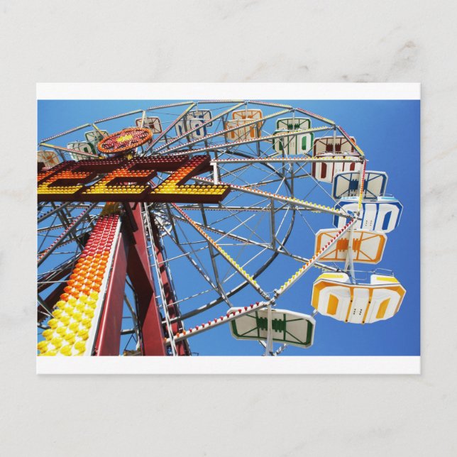 Ride the Rainbow Vykort (Framsida)