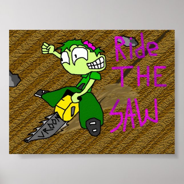 Ride the Saw Poster (Framsidan)