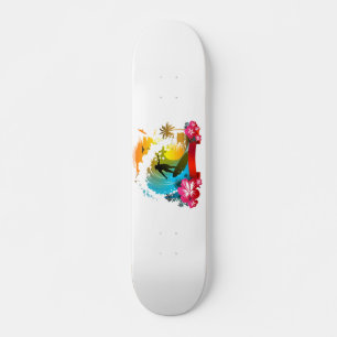 Ride the Tide Mini Skateboard Bräda 18,5 Cm