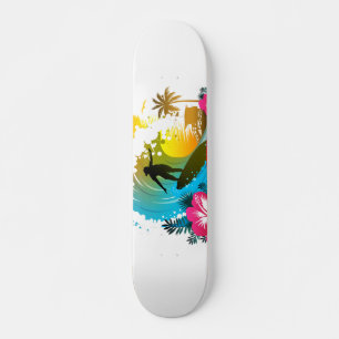 Ride the Tide Mini Skateboard Bräda 18,5 Cm