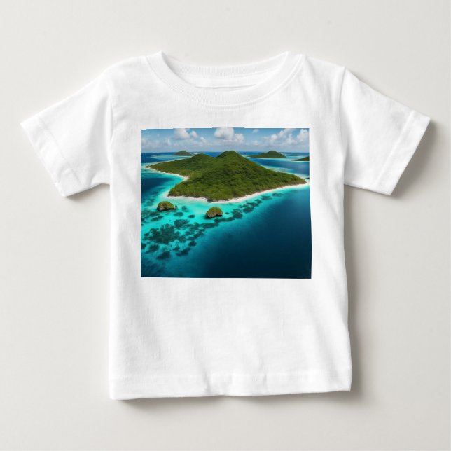 "Ride the Vågar: Ocean Vibes Tee" T Shirt (Framsida)