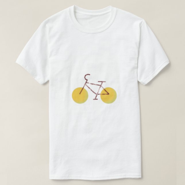 Ride the Vibes Minimal Bicycle Graphic Tee t-shirt (Design framsida)