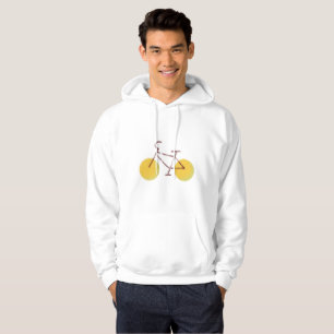 Ride the Vibes –Minimal cykelgrafisk tee-hoodie Hoodie