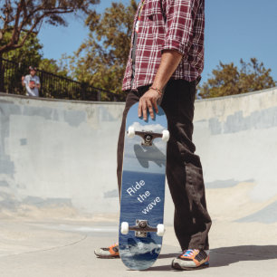 Ride the Wave Complete Skateboard Bräda 21,5 Cm